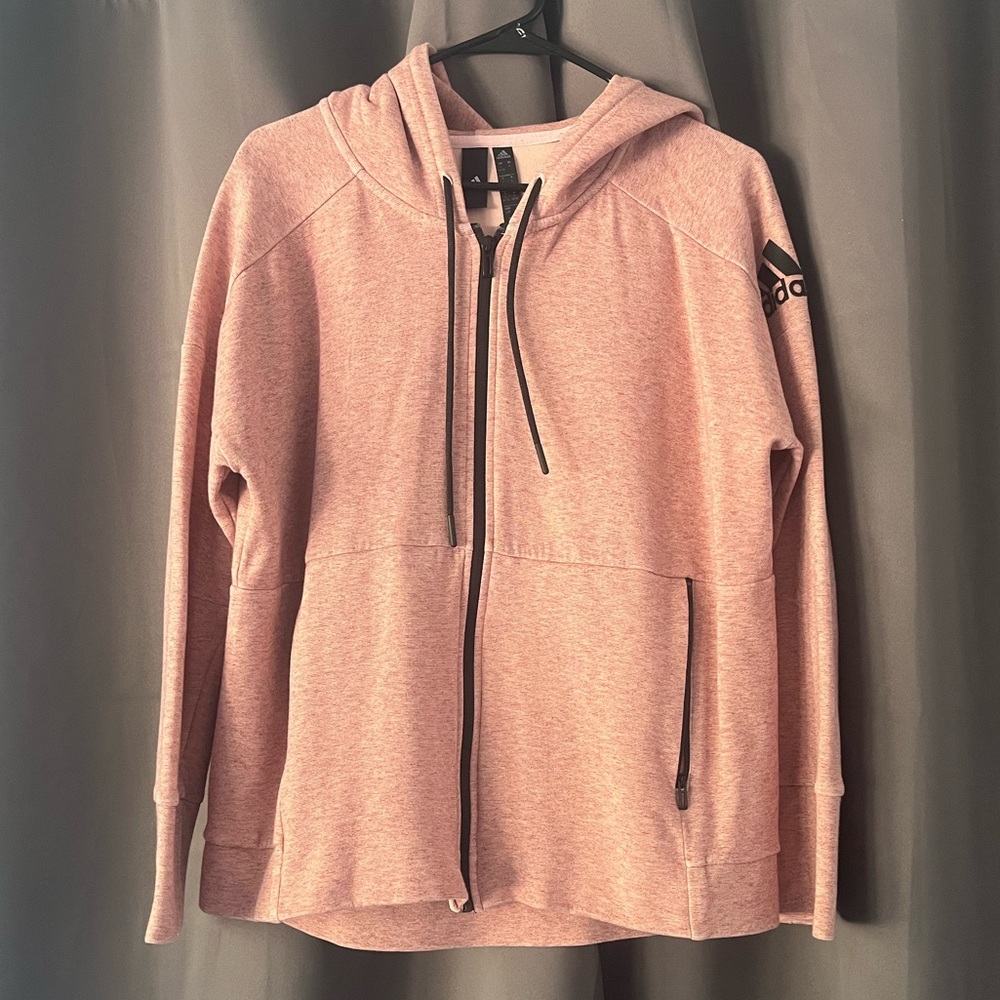 Woman’s Adidas Coral Full-Zip Hoodie